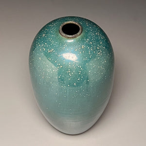 Egg Vase in Patina Green, 11.5"h (Ben Owen III)