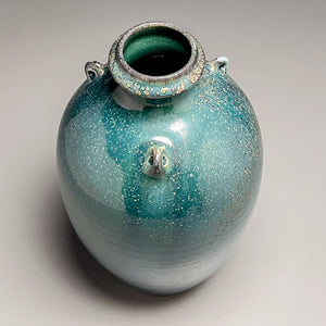 Sung Jar in Patina Green, 12"h (Ben Owen III)