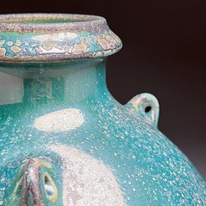 Sung Jar in Patina Green, 12"h (Ben Owen III)