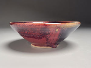 Bowl #4 in Pomegranate, 7"dia. (Benjamin Owen IV)