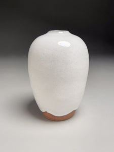 Egg Vase in Dogwood White, 6"h (Ben Owen III)