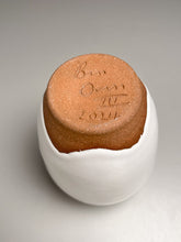 Load image into Gallery viewer, Egg Vase in Dogwood White, 6&quot;h (Ben Owen III)
