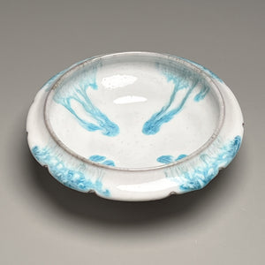 Ming Bowl in White with Blue Accents, 5.75"dia. (Ben Owen III)