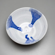 Load image into Gallery viewer, Bowl #2 in Dogwood White and Blue, 6.25"dia. (Benjamin Owen IV)
