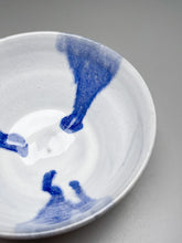 Load image into Gallery viewer, Bowl #2 in Dogwood White and Blue, 6.25"dia. (Benjamin Owen IV)

