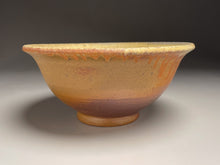 Load image into Gallery viewer, Bowl #2 in Yellow Matte, Pumpkin &amp; Ash Glazes, 9.75&quot;dia. (Tableware Collection)
