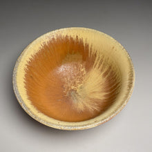 Load image into Gallery viewer, Bowl #2 in Yellow Matte, Pumpkin &amp; Ash Glazes, 9.75&quot;dia. (Tableware Collection)
