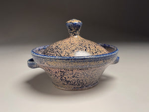 Small Soup Tureen #1 with Lid in Nebular Purple, 6"dia. (Tableware Collection)