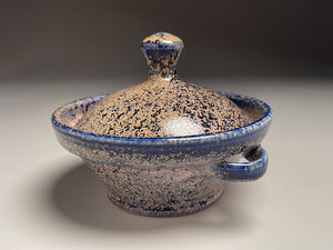 Small Soup Tureen #1 with Lid in Nebular Purple, 6"dia. (Tableware Collection)