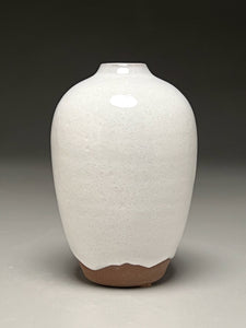 Egg Vase #2 in Dogwood White, 5.75"h (Ben Owen III)