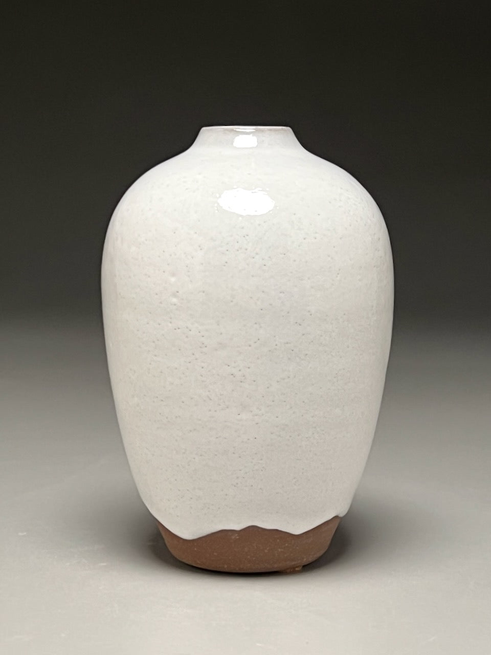 Egg Vase #2 in Dogwood White, 5.75