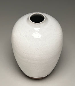 Egg Vase #2 in Dogwood White, 5.75"h (Ben Owen III)