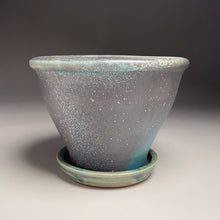 Load image into Gallery viewer, Planter Set #1 in Patina Green, 9.5&quot;dia. (Ben Owen Pottery Collection)
