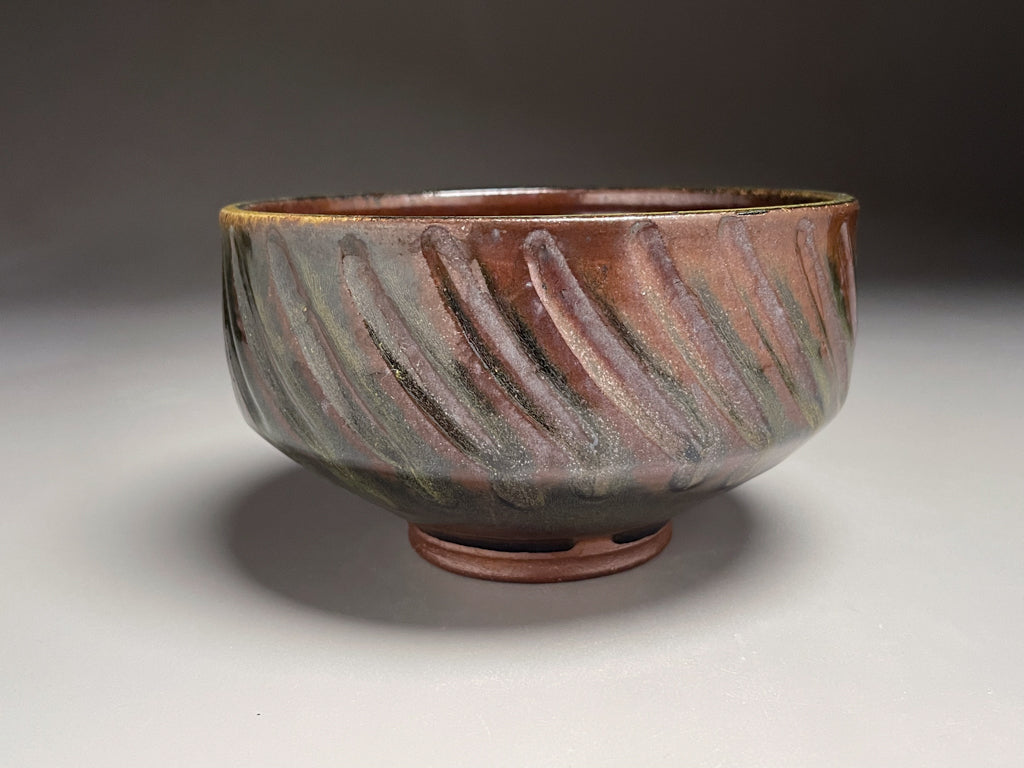 Carved Bowl in Frogskin, 6.5