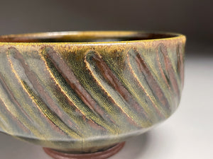 Carved Bowl in Frogskin, 6.5"dia. (Ben Owen lll)