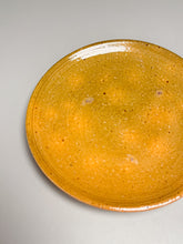 Load image into Gallery viewer, Small Plate #2 with Experimental Orange Glaze, 5.75&quot;dia. (Ben Owen Sr.)
