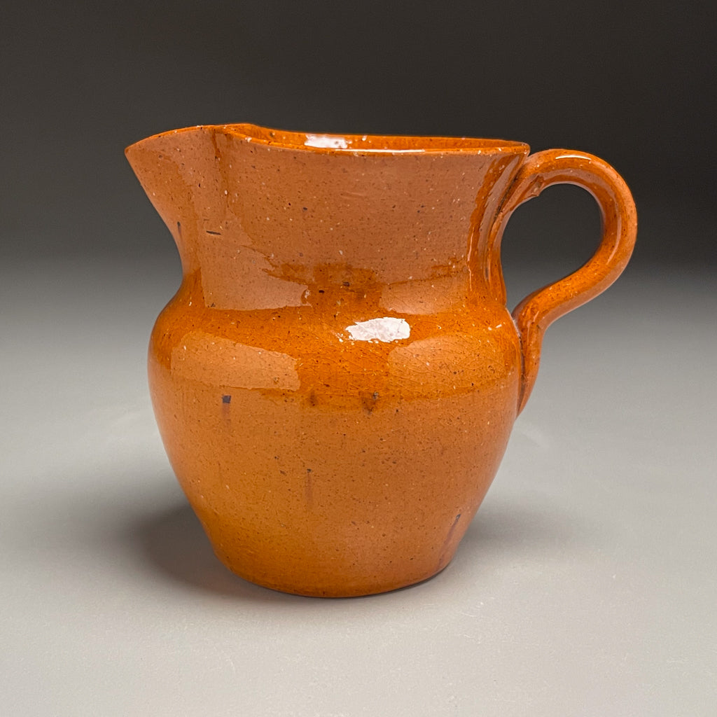 Creamer in Orange Glaze, 4