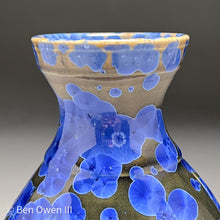 Load image into Gallery viewer, Melon Han Vase in Cobalt Crystalline, 7.25&quot;h (Ben Owen III)
