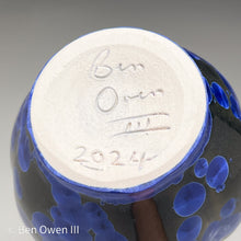 Load image into Gallery viewer, Melon Han Vase in Cobalt Crystalline, 7.25&quot;h (Ben Owen III)
