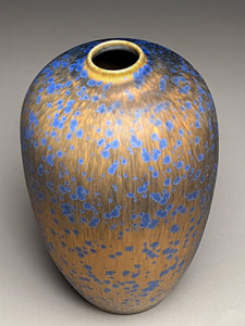 Egg Vase in Stardust Blue, 8"h (Ben Owen III)