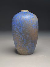 Load image into Gallery viewer, Egg Vase in Stardust Blue, 8&quot;h (Ben Owen III)
