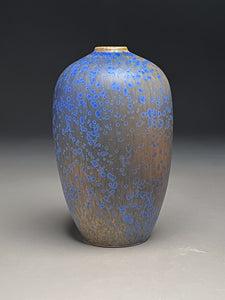 Egg Vase in Stardust Blue, 8"h (Ben Owen III)