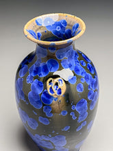 Load image into Gallery viewer, Dogwood Vase in Cobalt Crystalline, 8.75&quot;h (Ben Owen III)
