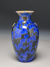 Load image into Gallery viewer, Dogwood Vase in Cobalt Crystalline, 8.75&quot;h (Ben Owen III)
