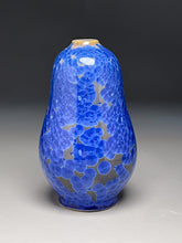 Load image into Gallery viewer, Gourd Vase #4 in Cobalt Crystalline, 7.75&quot;h (Ben Owen III)
