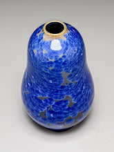 Load image into Gallery viewer, Gourd Vase #4 in Cobalt Crystalline, 7.75&quot;h (Ben Owen III)
