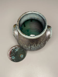 Handled Jar in Patina Green, 7.25"h (Tableware Collection)