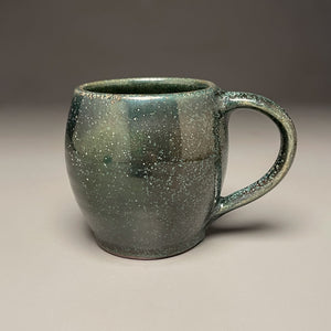 Barrel Mug #1 in Patina Green, 4"h (Tableware Collection)