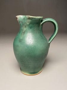 Pitcher #4 in Patina Green Glaze, 7.5"h (Tableware Collection)