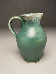 Pitcher #4 in Patina Green Glaze, 7.5"h (Tableware Collection)