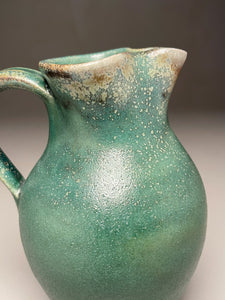 Pitcher #4 in Patina Green Glaze, 7.5"h (Tableware Collection)