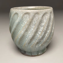 Load image into Gallery viewer, Carved Cup #1 in Patina Green, 3.5&quot;h (Tableware Collection)
