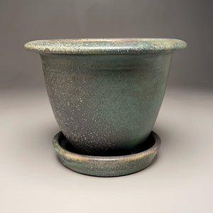 Planter Set #2 in Patina Green, 9.75"dia. (Ben Owen Pottery Collection)