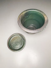 Load image into Gallery viewer, Planter Set #2 in Patina Green, 9.75&quot;dia. (Ben Owen Pottery Collection)
