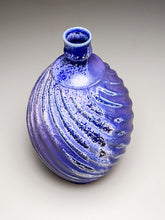Load image into Gallery viewer, Carved Spiral Bottle in Nebular Purple, 13.25&quot;h (Ben Owen III)
