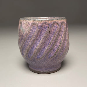 Carved Cup in Nebular Purple, 3.5"h (Tableware Collection)