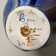 Load image into Gallery viewer, Dimpled Bottle in Nebular Purple, 10"h (Ben Owen III)
