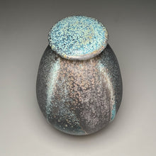 Load image into Gallery viewer, Ribbed Covered Jar in Patina Green, 12.25"h (Ben Owen III)

