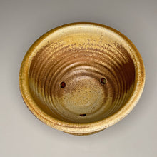 Load image into Gallery viewer, Combed Planter Set in Yellow Matte &amp; Ash glaze, 4.5&quot;h. (Ben Owen Pottery Collection)
