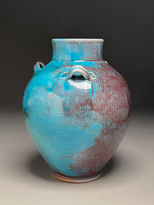 Edo Jar #3 in Chinese Blue, 10.5"h (Pots From The Past)