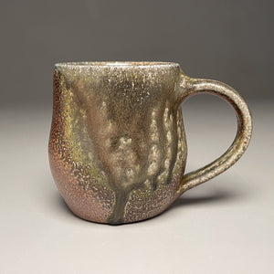 Mug #4 in Cobalt, Yellow Matte, & Ash Glaze, 3.75"h (Tableware Collection)