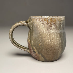 Mug #4 in Cobalt, Yellow Matte, & Ash Glaze, 3.75"h (Tableware Collection)