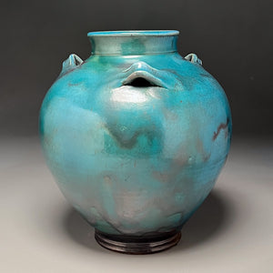 Edo Jar #2 in Chinese Blue, 12"h (Pots From The Past)