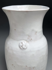 Dogwood Vase in Dogwood White, 14"h (Pots From The Past) (Ben Owen Sr.)