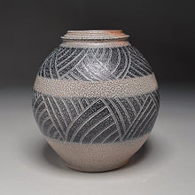 Load image into Gallery viewer, Carved Urn in Salt Glaze, 8.25"h (Pots From The Past)
