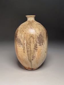 Altered Bottle in Peach Shino, 11.5"h (Pots From The Past)